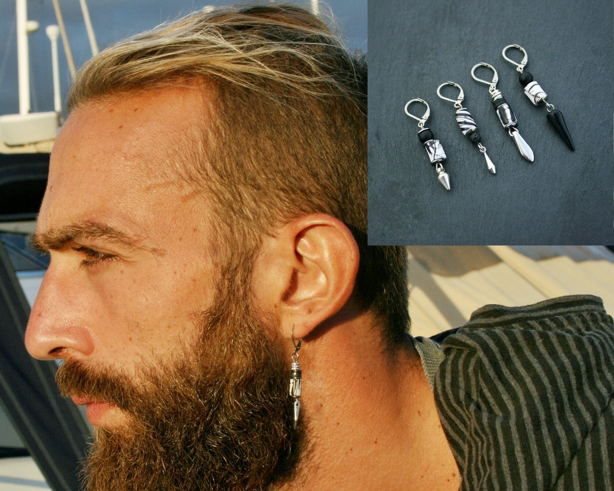 Buy Punk Man Earring Online In India  Etsy India
