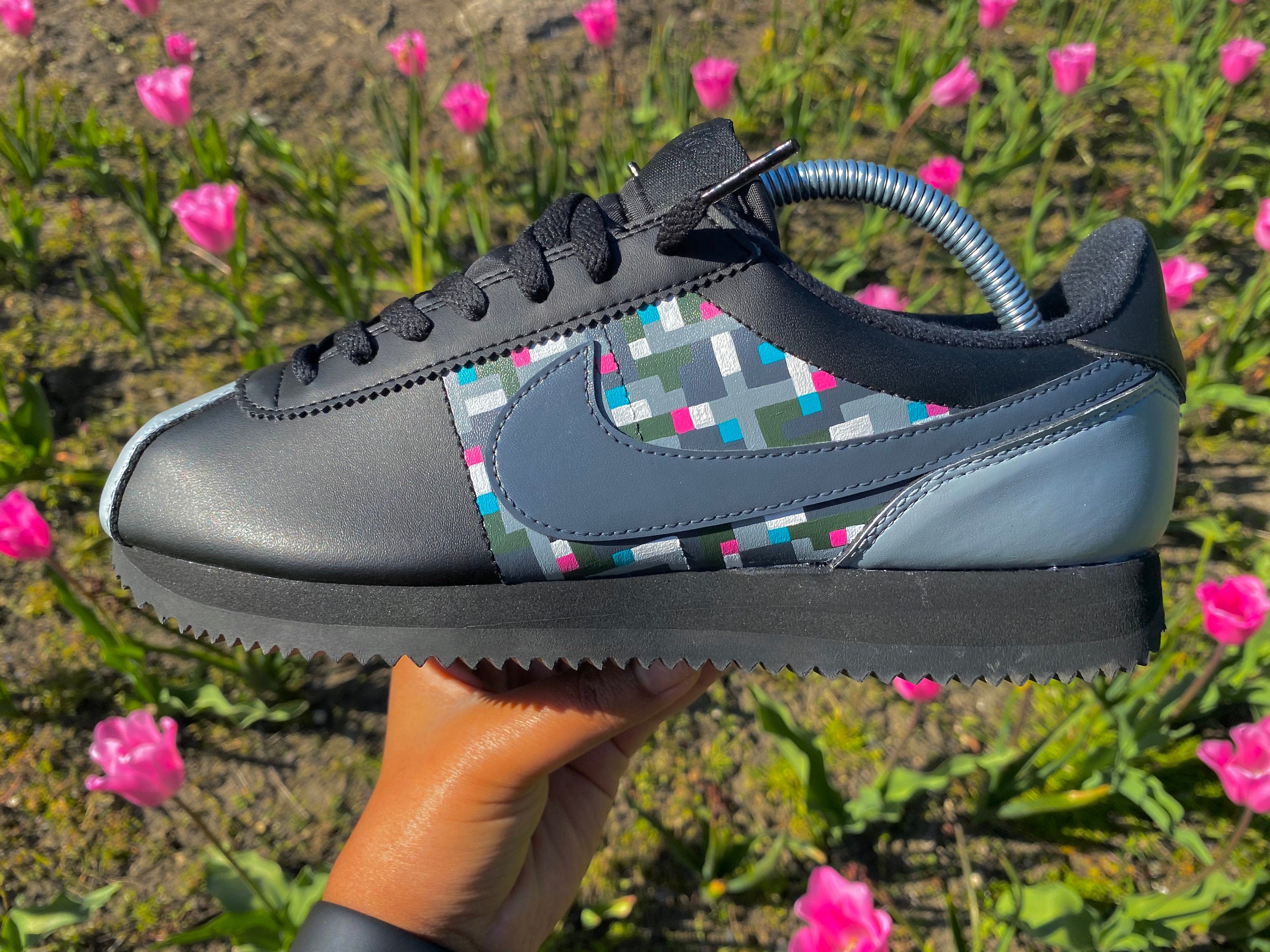 Custom Tetris Inspired Nike Cortez 