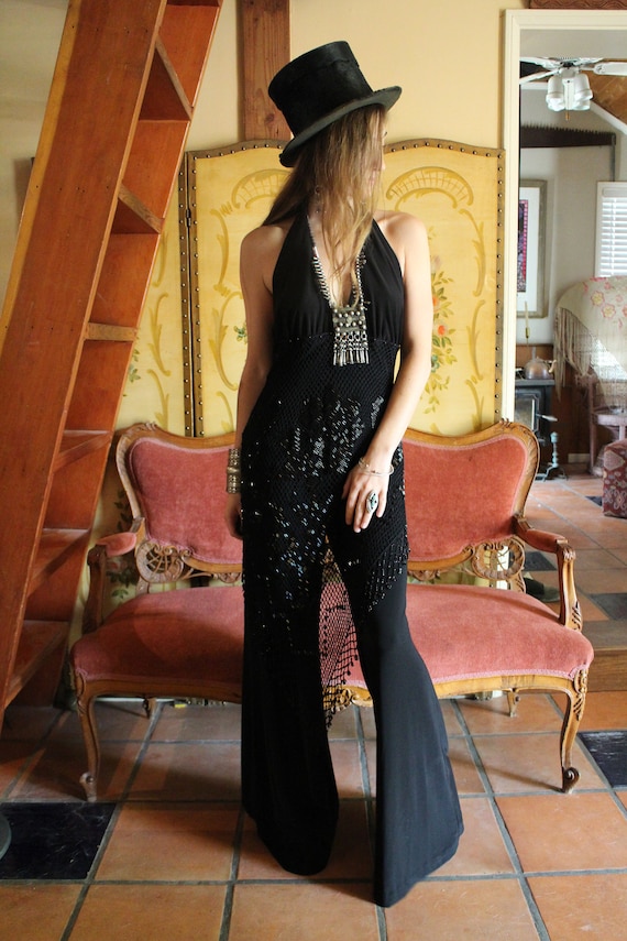Vintage Stevie Nicks Witchy Woman Bohemian Beaded