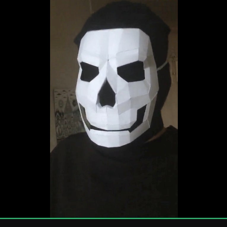 DIY Call of Duty Ghosts Skull Mask: Halloween Achievement