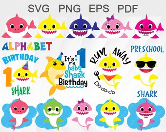 Download Free Baby Shark Svg Etsy SVG Cut Files