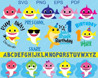 Download Baby Shark Svg Etsy SVG, PNG, EPS, DXF File