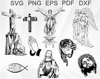 Jesus Christus svg gott, christlich, katholisch, Herr, Religion, Gesicht Glaube Hoffnung Kirche folge mir, Christus Kruzifix beten Gebetskreuz