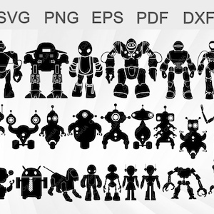Robots svg, robot alien svg, auto robot svg, transformers svg, commander svg, printable vector clip art design