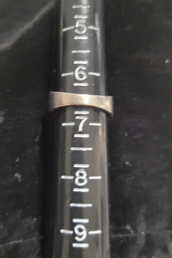 Solid Sterling Silver abstract ring - image 8