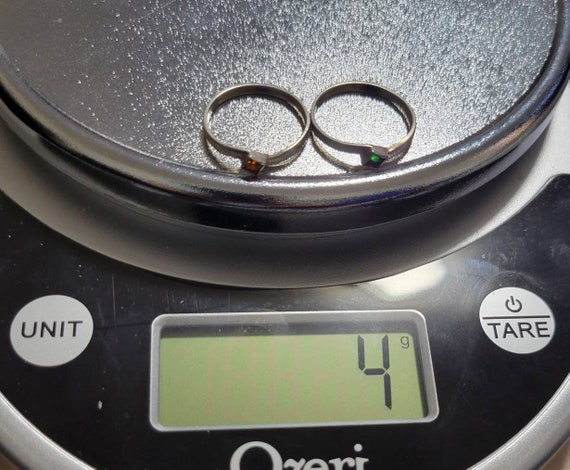 Stackable Sterling Silver Birthstone Rings - image 9