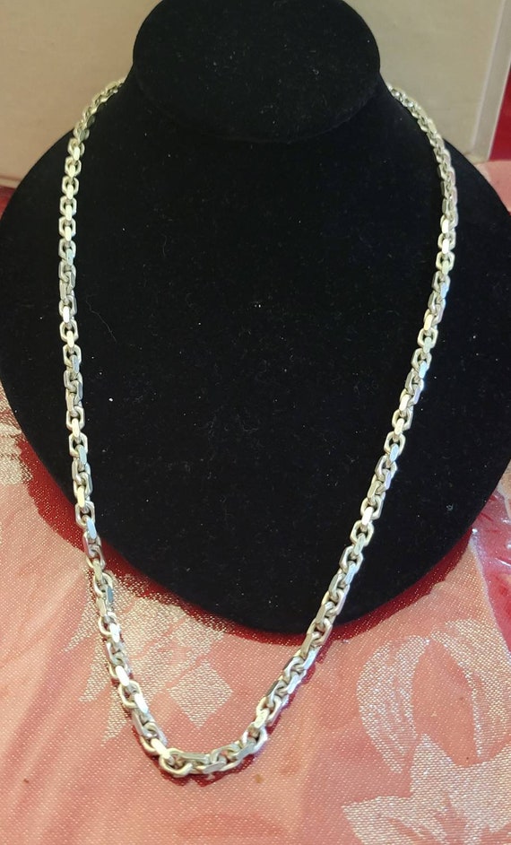 Italian Sterling Silver Diamond-Cut Necklace 22"