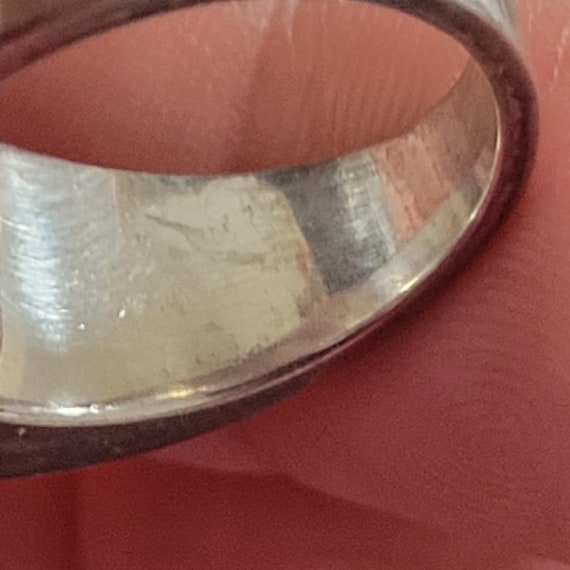 Solid Sterling Silver abstract ring - image 5