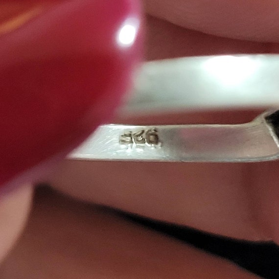 Stackable Sterling Silver Birthstone Rings - image 10