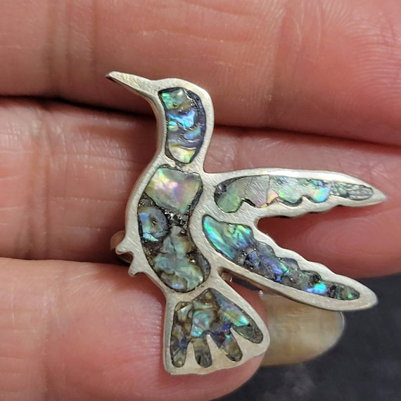 Vintage hummingbird earrings
