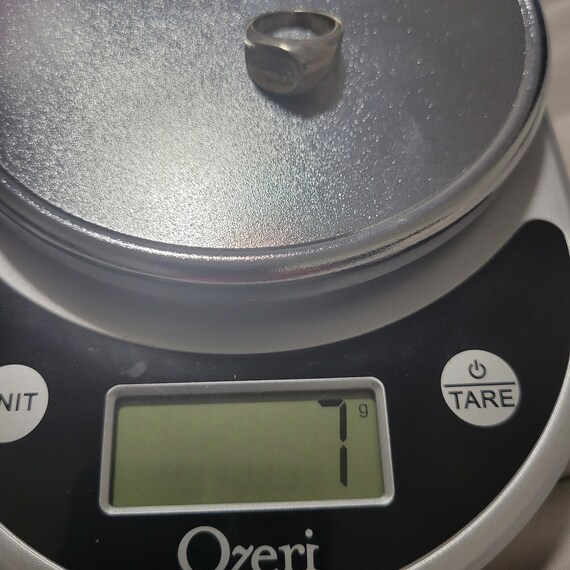 Solid Sterling Silver abstract ring - image 7