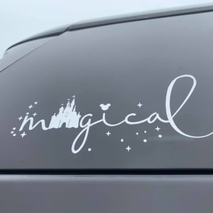Disney &quot;Magical&quot; Car Decal