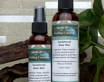 sandalwood body mist