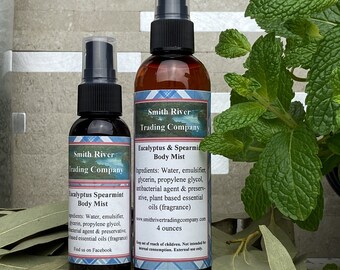 eucalyptus spearmint body mist