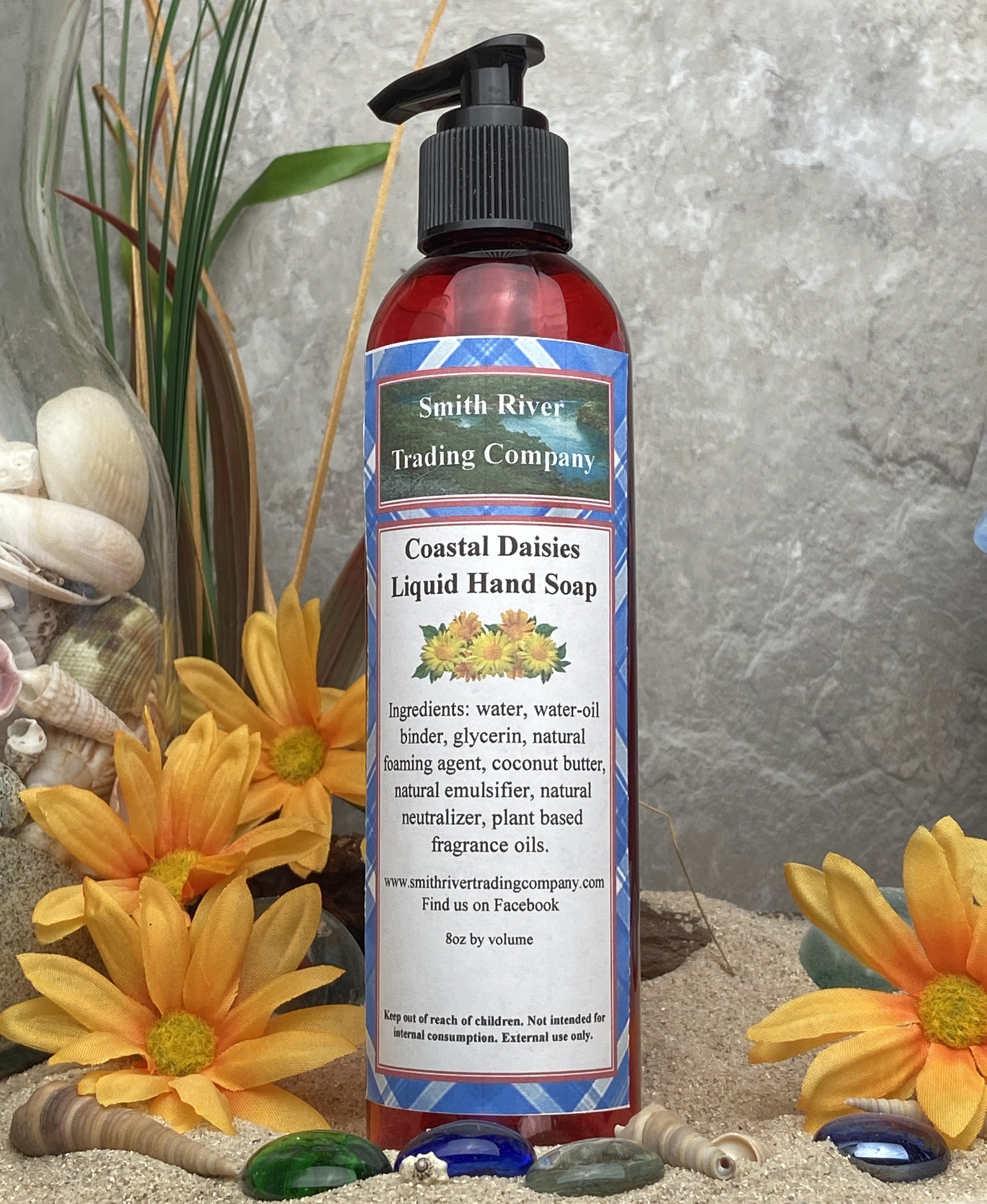 Coastal Daisies Liquid Soap Handmade Liquid Soap Natural Etsy UK