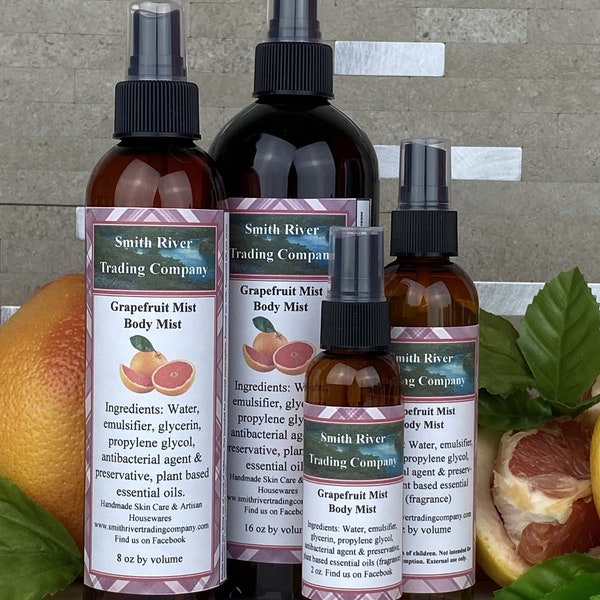 Grapefruit Mist Body Mist, Grapefruit Body Spray, Grapefruit Fragrance, Citrus Body Mist, Citrus Body Spray, Citrus Body Fragrance