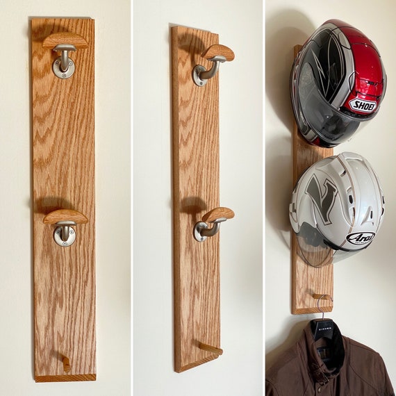 Motorcycle Helmet Rack Helmet Hanger Helmet Storage Wall | Etsy
