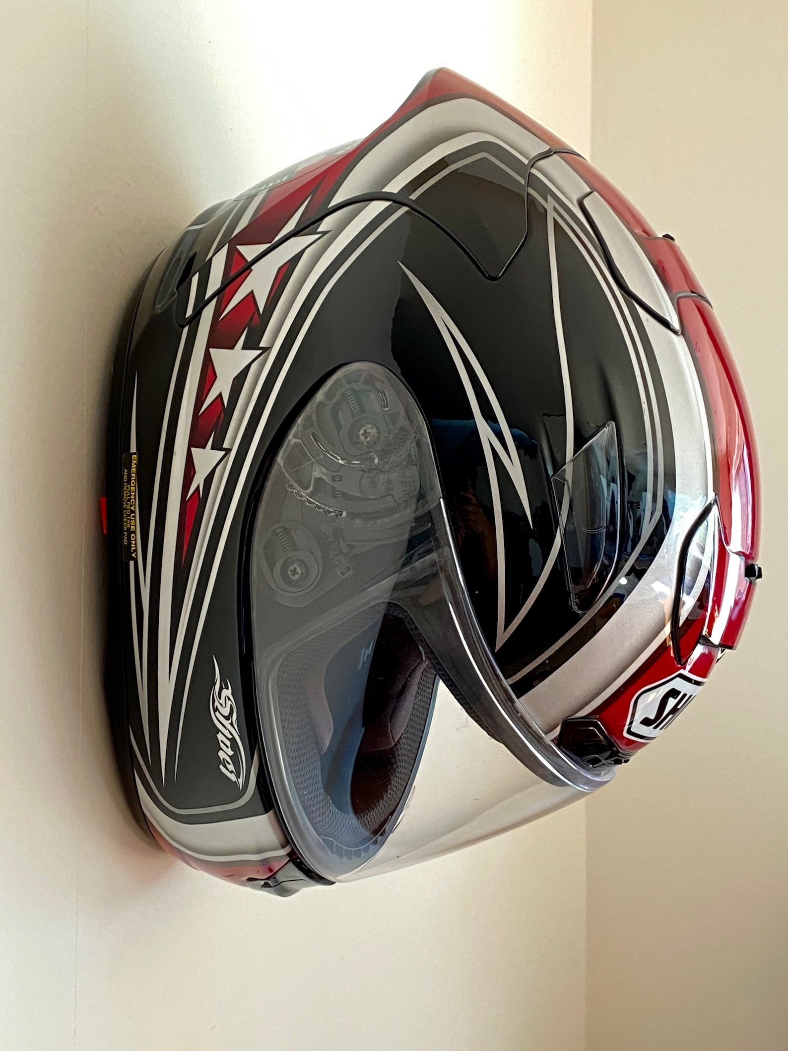 Motorcycle Helmet racks set pack 2 helmet racks and 1 jacket Etsy