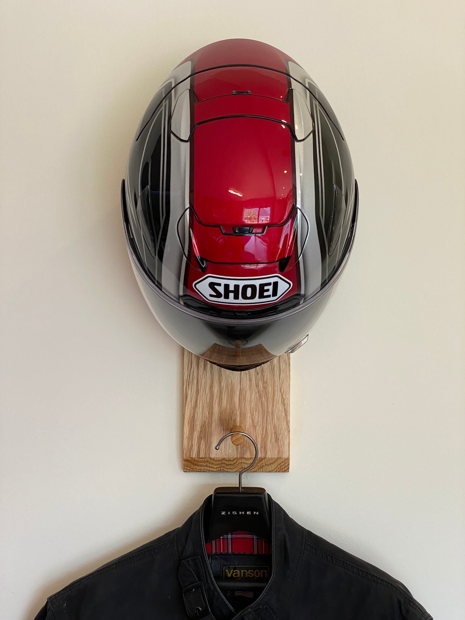 Motorcycle helmet rack Helmet hanger Helmet storage Wall | Etsy