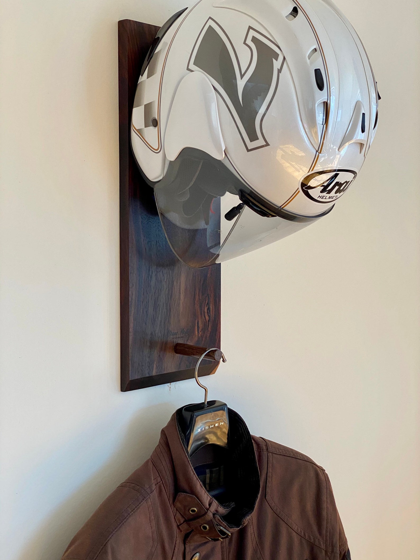 Motorcycle Helmet Rack Helmet hanger Helmet storage Wall | Etsy