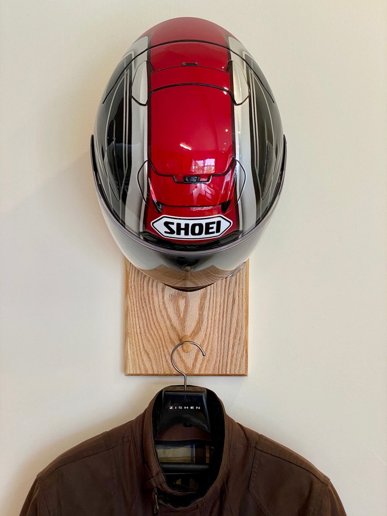 Helmet rack Motorcycle helmet hanger Helmet storage Wall | Etsy