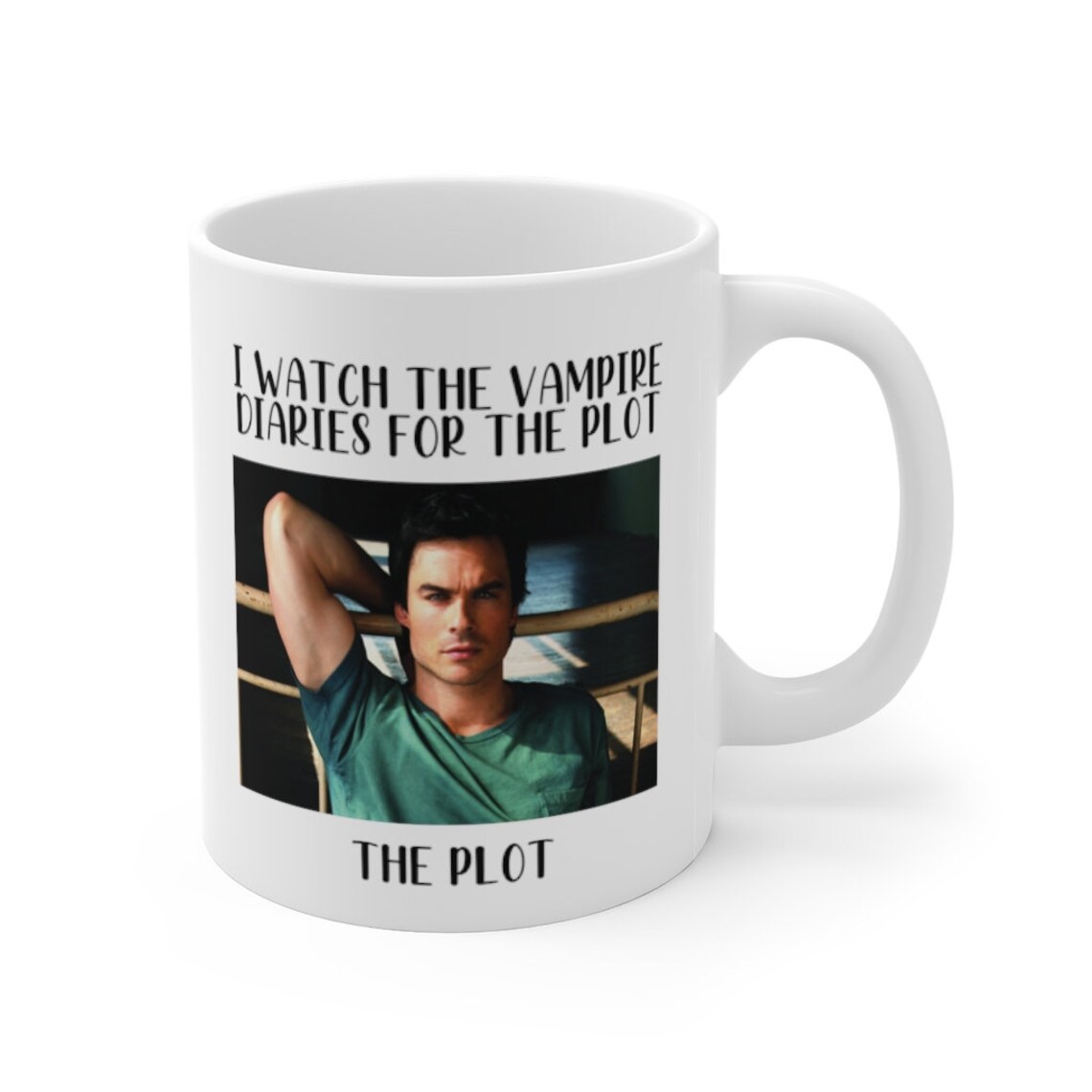 The Vampire Diaries Mug The Vampire Diaries Gift Damon Etsy
