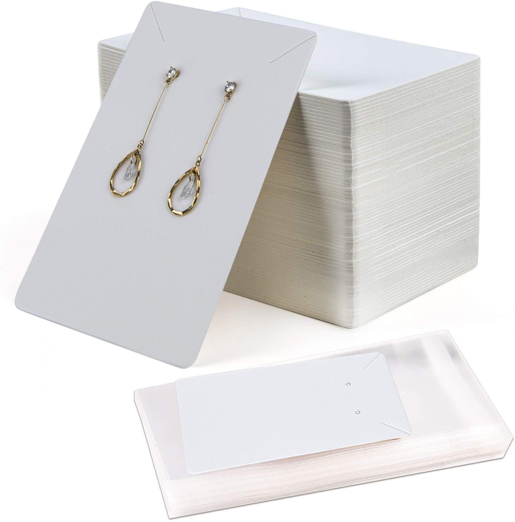 100 Pack Earring Holder Cards Kits Necklace Display Cards  Etsy