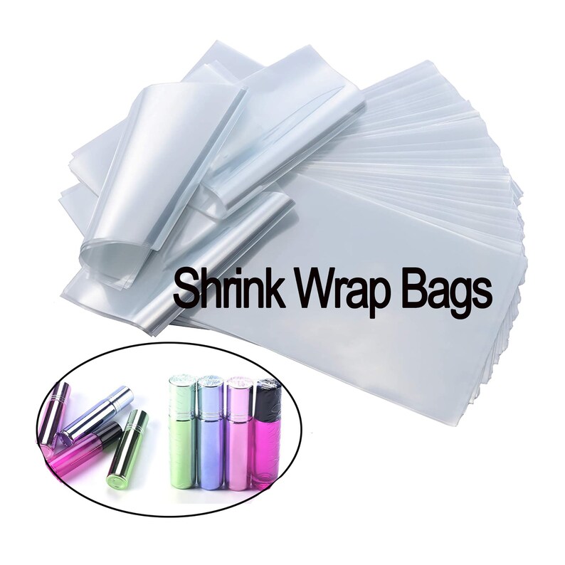 100pcs Shrink Wrap Bags LargePVC Heat Shrink Wrap for Etsy