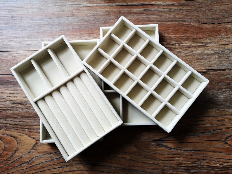 1pc Velvet Trays Organizer Jewelry Storage Display Trays Etsy