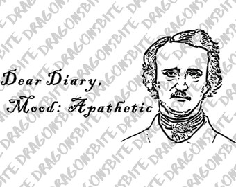 Emo Edgar Allen Poe - PNG, SVG