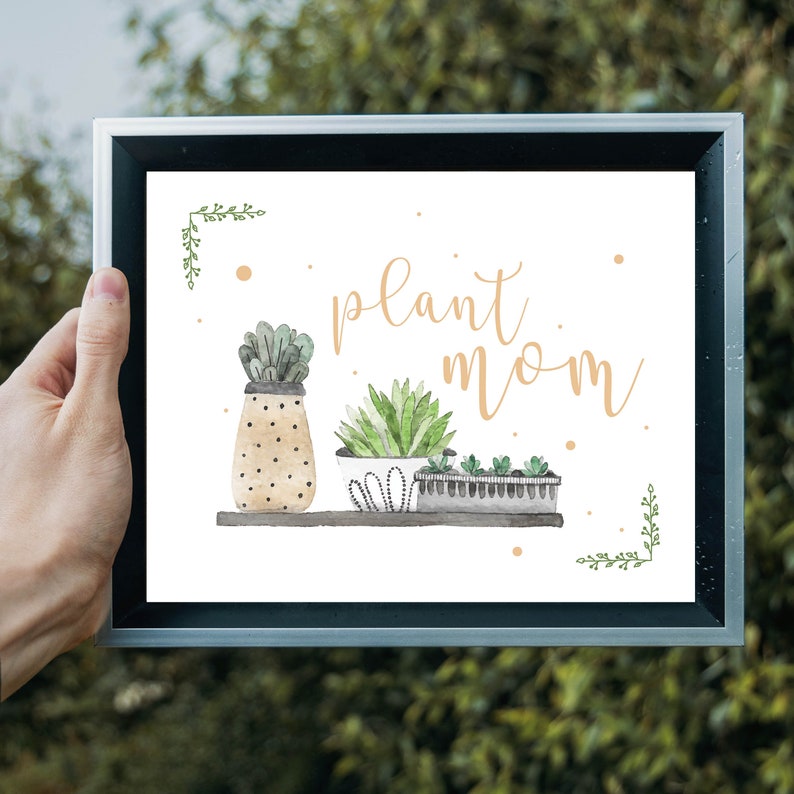 Plant Wall Art Botanical Wall Art Plant Lover Gift House Etsy