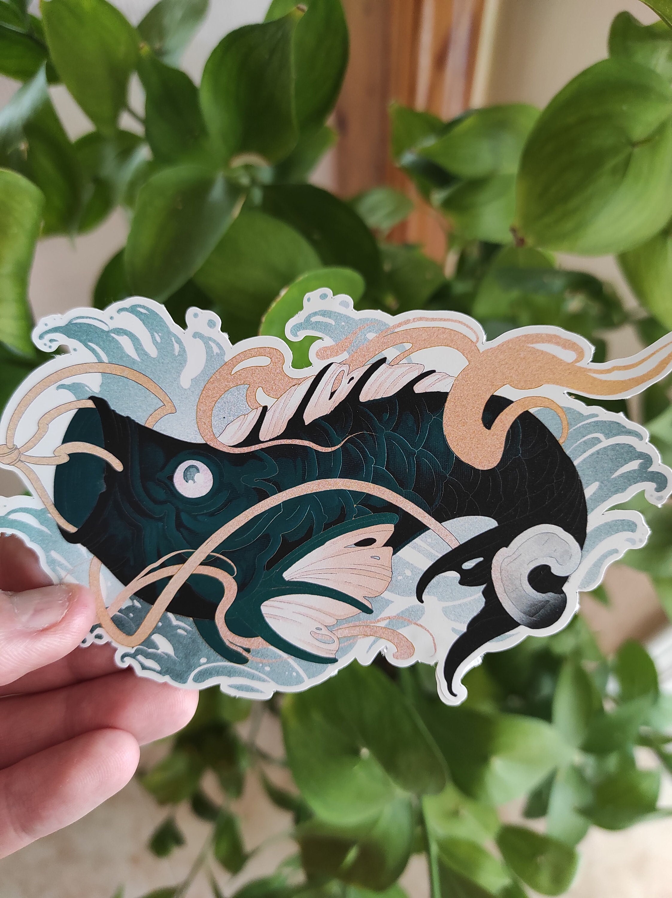 Fish Stickers, Japan Stickers, Koi Carp, Koi Fish, Autocollant, Cool ...