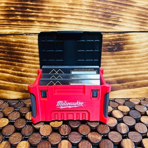 Réplique du porte-cartes de visite ou boîte de rangement Milwaukee Packout - Imprimé en 3D