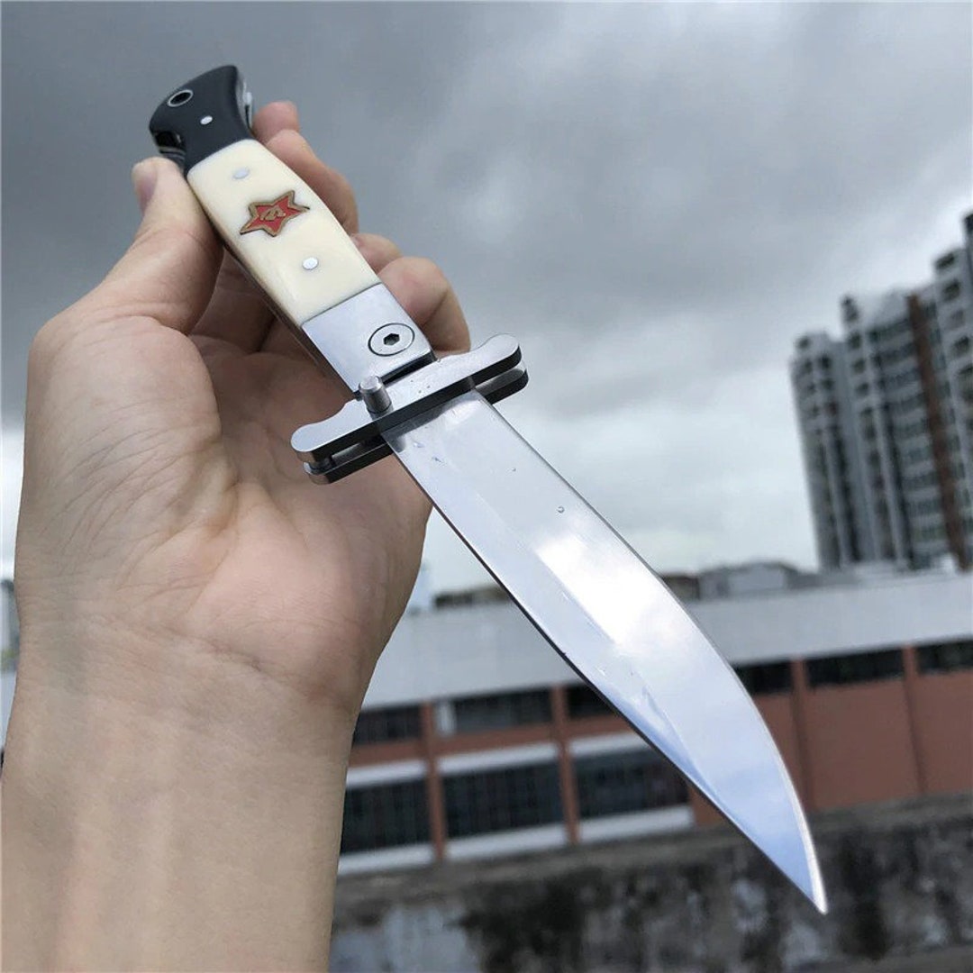 Soviet Russian NKVD FINKA Knife Folding Pocket Hunting Knife Etsy