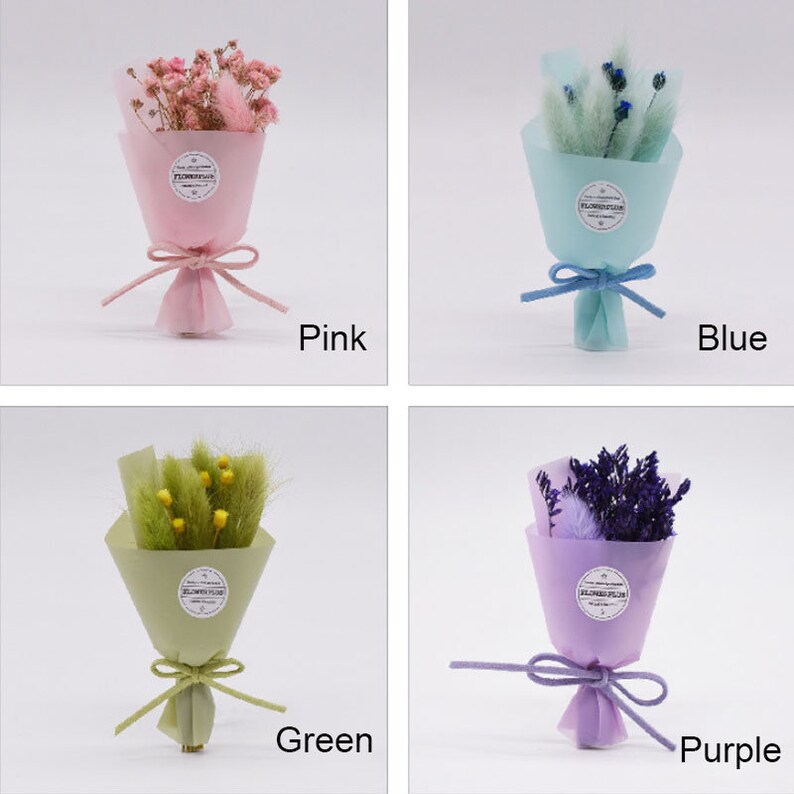 Mini Dry Flower Bouquet Great Gift For Your Love