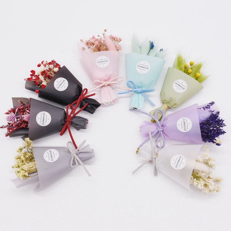 Mini Dry Flower Bouquet Great Gift For Your Love