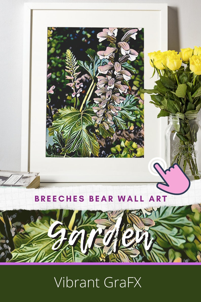 Poster Bears Breech 01 in White & Green Wall Art - Etsy