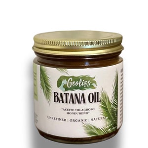 Pure Batana Oil hair Growth Oil From  Honduras 100% Natural (glass jar)