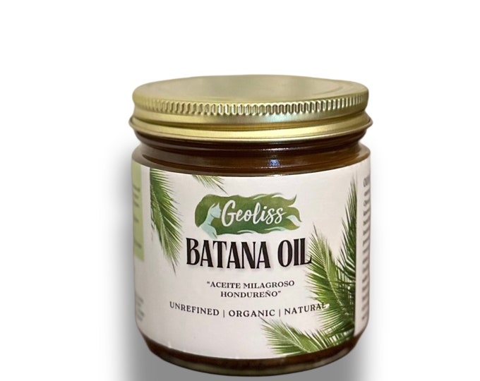 Pure Batana Oil hair Growth Oil From  Honduras 100% Natural (glass jar)
