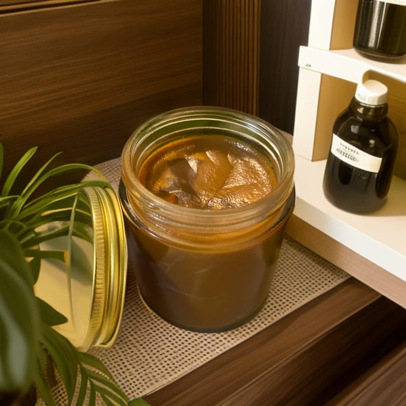 Pure Batana Oil hair Growth Oil From Moskitia Honduras 100% Natural glass jar image 2