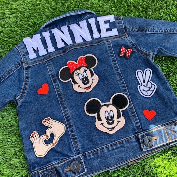 Personalised Kids Denim Jacket Disney 