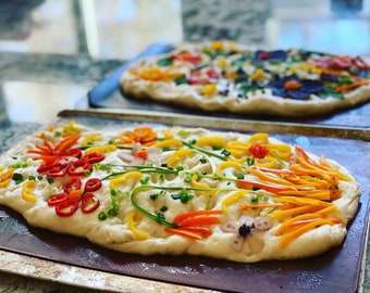 Focaccia - Made to Order - Edible Art - Homemade - Flat Bread - Like Pizza Only Better - Gift