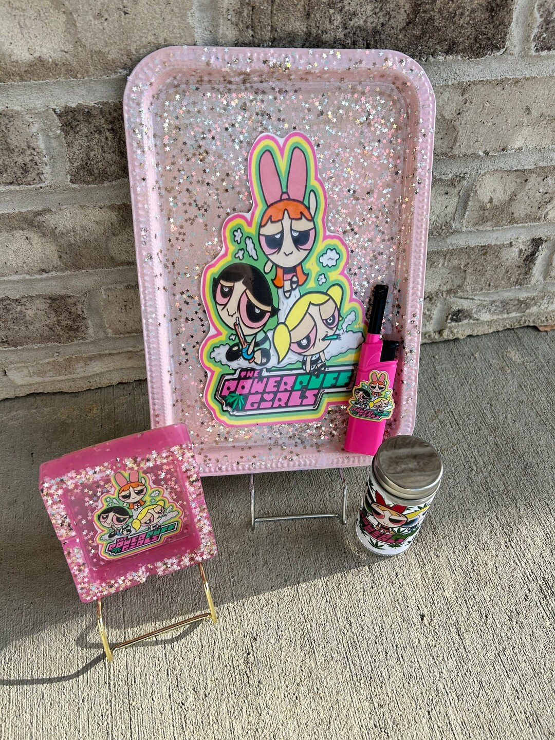 Power Puff Girls Rolling Tray Bundle Etsy