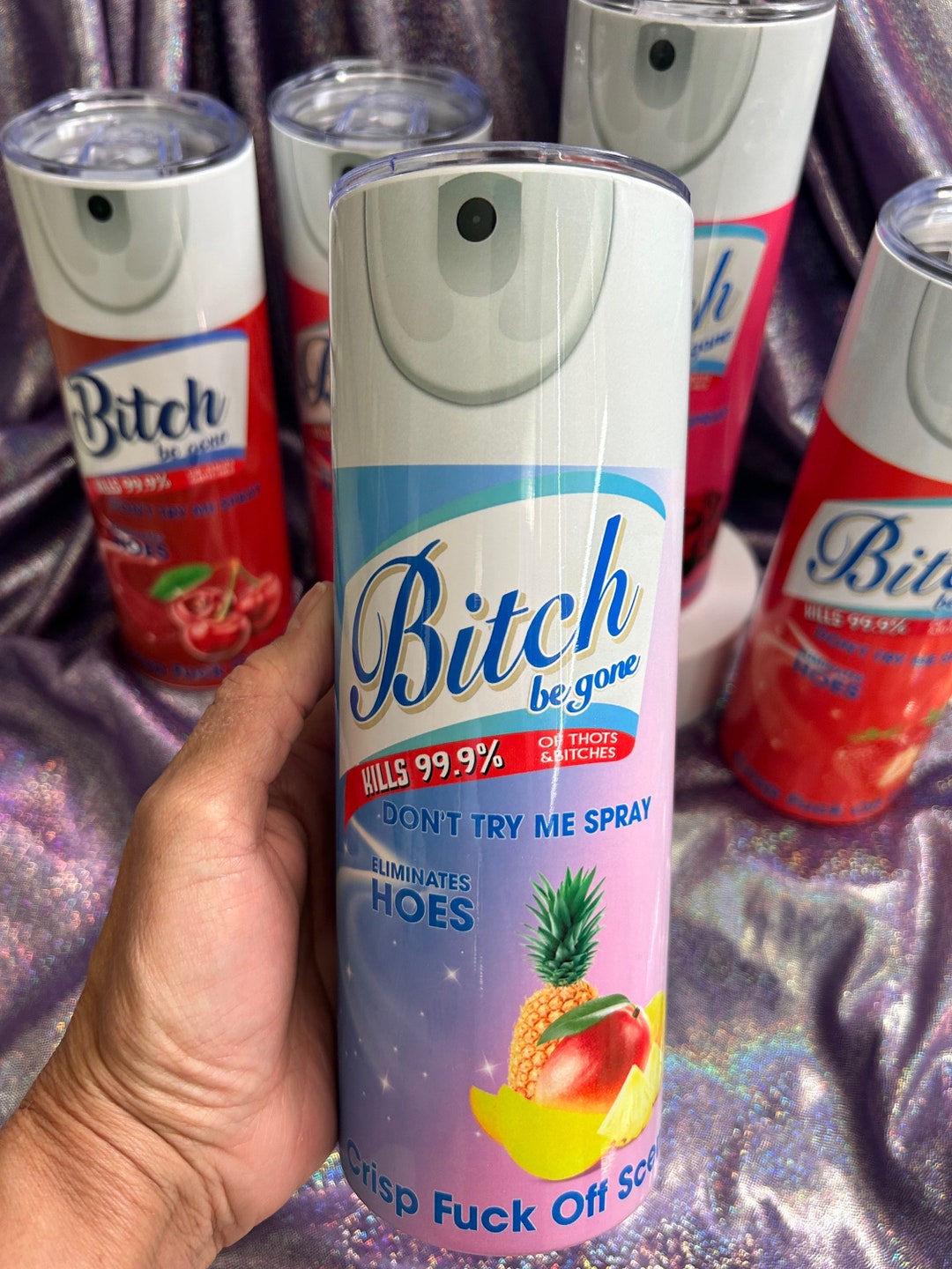 Bitch Be Gone Tumblers 20 Oz Many New Scents Etsy