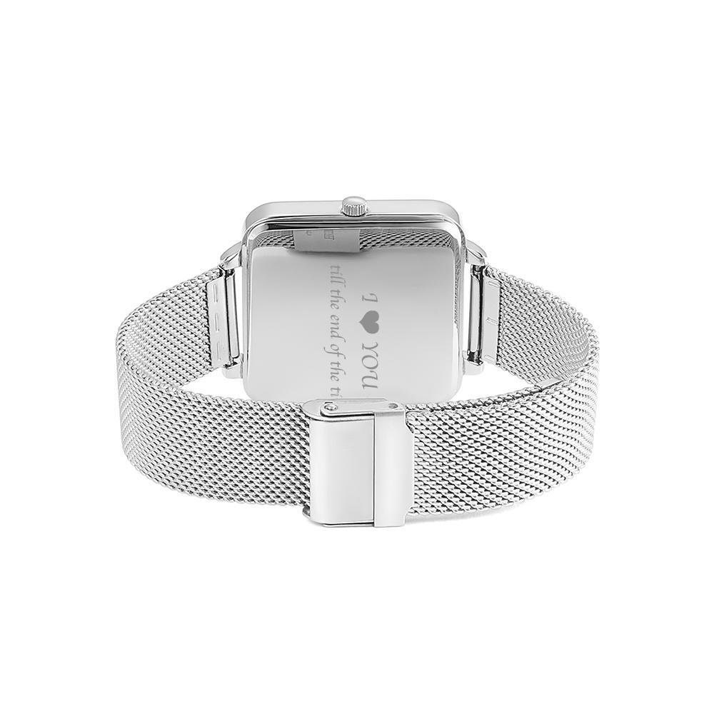 Custom Square Watches Personalized Square Watches Custom Photo Watch for Men 32.532.5MM - Etsy