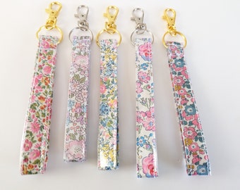Keyring  Wipe clean Liberty Wipe Clean Liberty Print PVC Keyrings Liberty Print Keychain Thank You Gift Key Fob For Her