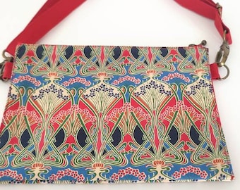 Liberty Print Crossbody Bag: Floral Cotton Shoulder Bag