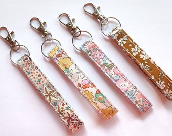 Keyring  Wipe clean Liberty Wipe Clean Liberty Print PVC Keyrings Liberty Print Keychain Thank You Gift Key Fob For Her