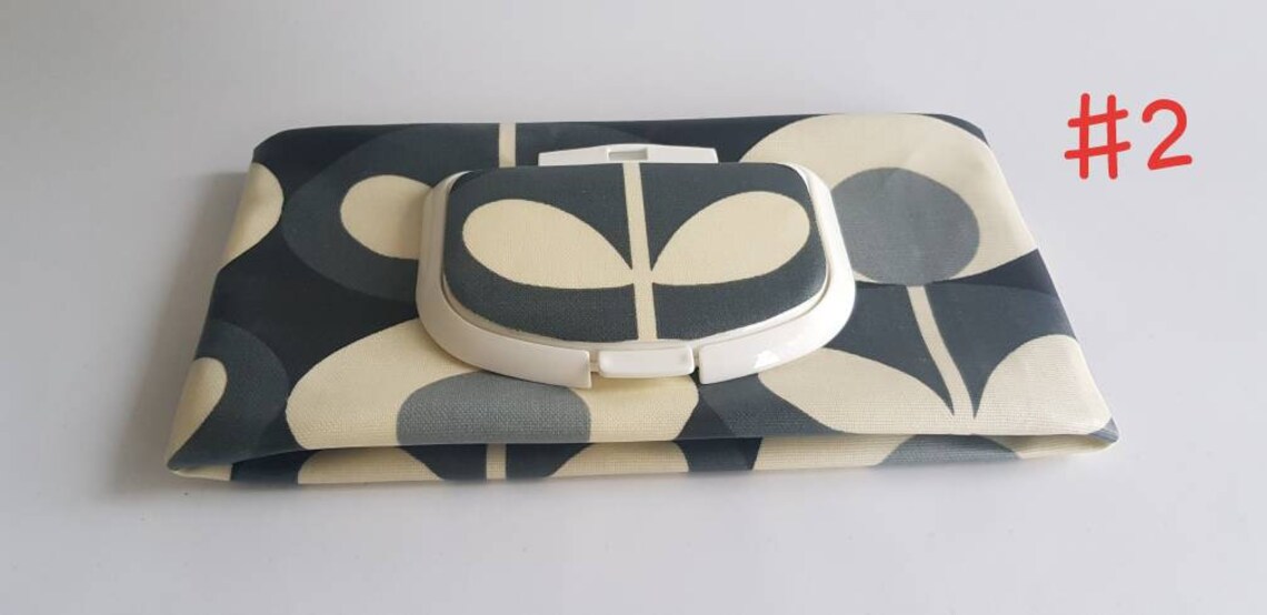 Orla kiely Oilcloth fabric Baby wipes case Etsy