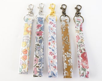 Keyring  Wipe clean Liberty Wipe Clean Liberty Print PVC Keyrings Liberty Print Keychain Thank You Gift Key Fob For Her